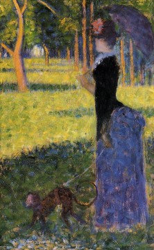  1884 Canvas - woman with a monkey 1884
